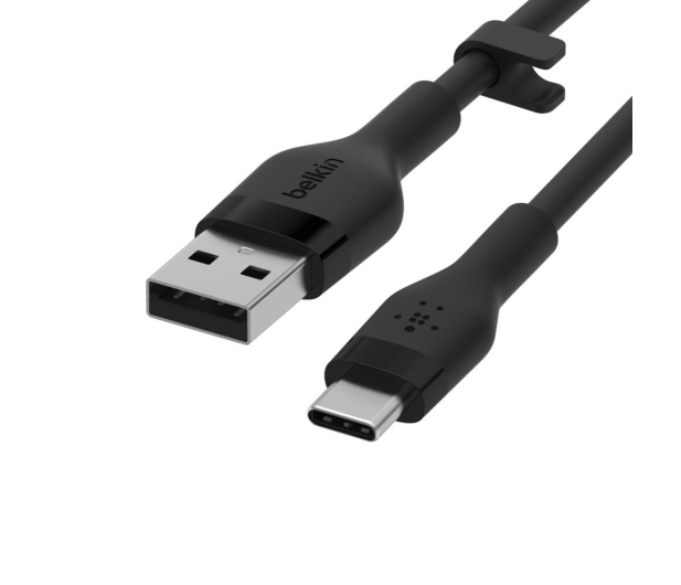 BELKIN Kabel BoostCharge USB-A do USB-C silikonowy 3m, czarny CAB008bt3MBK - 733218 - zdjęcie 3